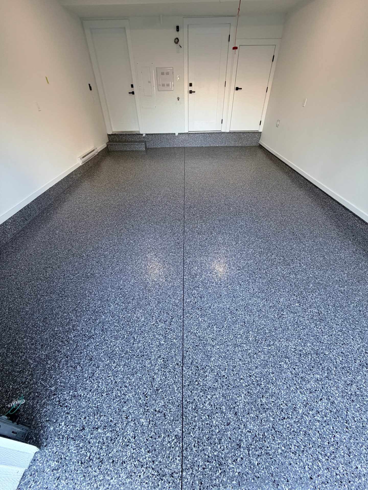 Commercial epoxy flooring project in Richmond BC
